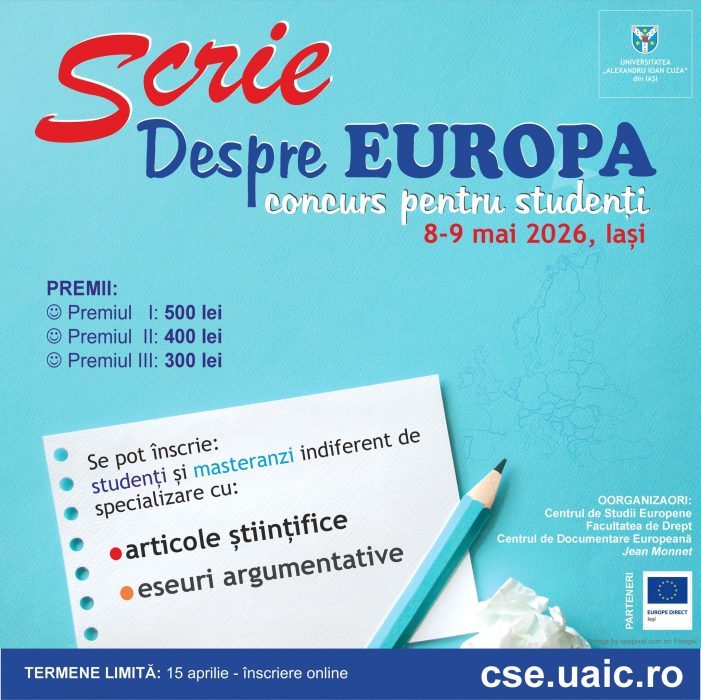 Concurs pentru studenți: Despre Europa