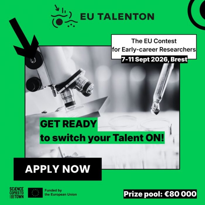 EU TalentOn 2026 – oportunitate pentru tinerii cercetători europeni