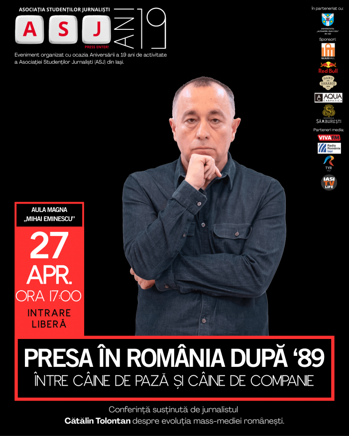 Asociația Studenților Jurnaliști din Iași aniversează 19 ani de existență