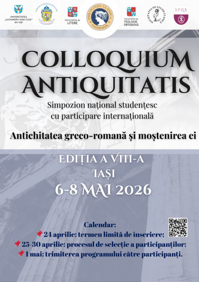 Simpozionul Național Studențesc Colloquium Antiquitatis, ediția a VIII-a