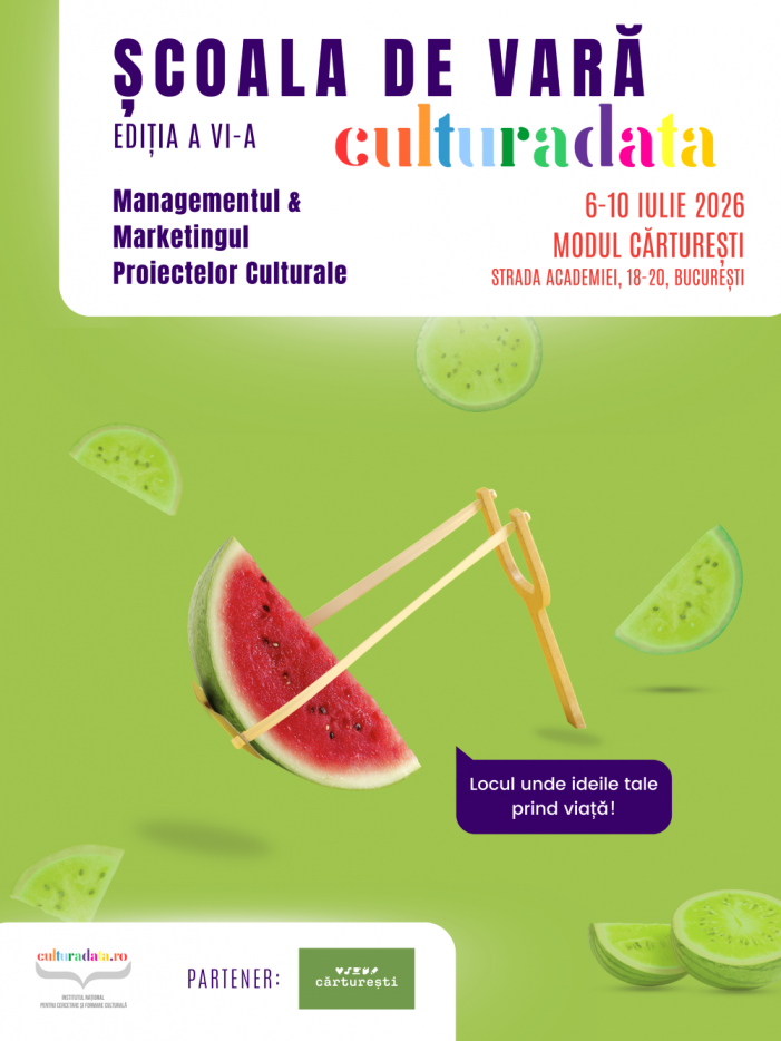 Școala de Vară Culturadata pe tema „Managementul și marketingul proiectelor culturale”
