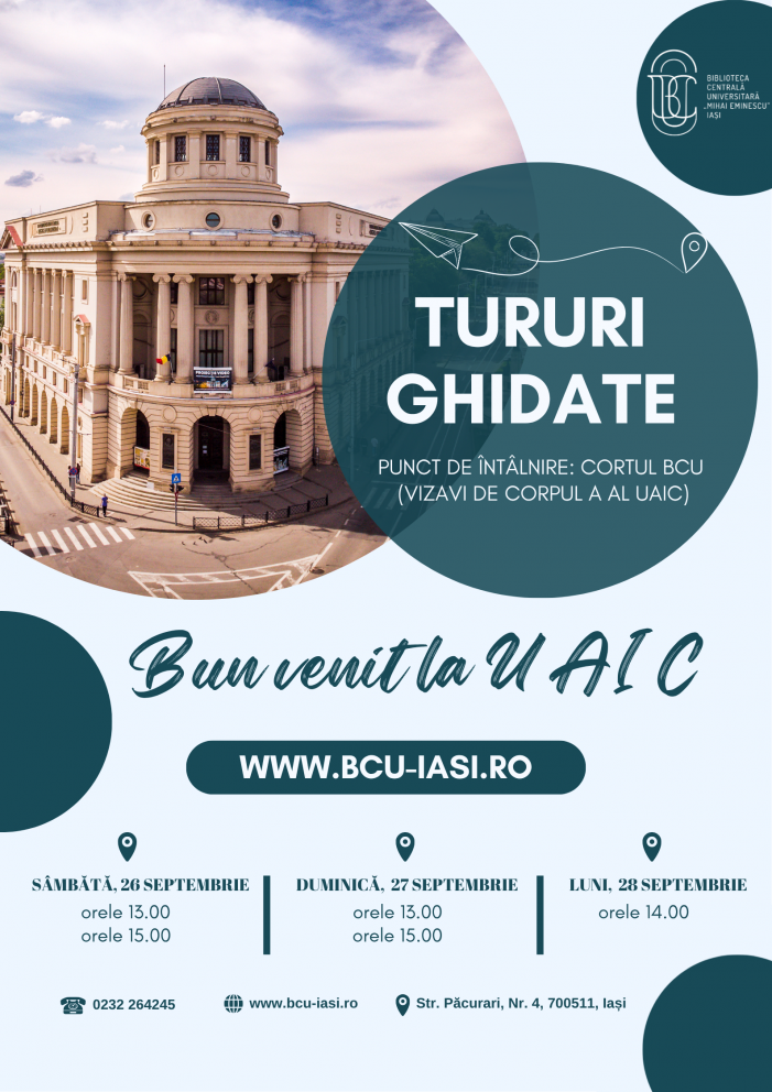Participarea Bibliotecii Centrale Universitare „Mihai Eminescu” la „Bun venit la UAIC”, ediția 2026