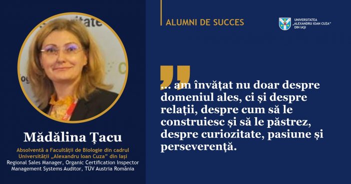 De la absolvenți, pentru studenți | Mădălina Țacu, despre cum pasiunea poate deveni motorul unei cariere